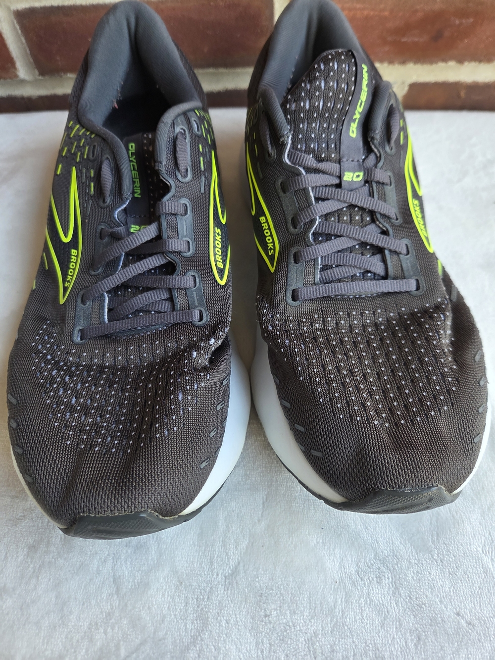 Brooks Glycerin 20 Running Shoes Gray Lime Men’s Size 10.5 D - Picture 11 of 11